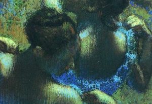 Degas Ballerine blu particol