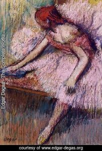 Degas ballerina rosa