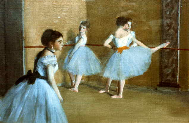 Degas ballerine blu 3
