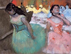 Degas ballerine colorate