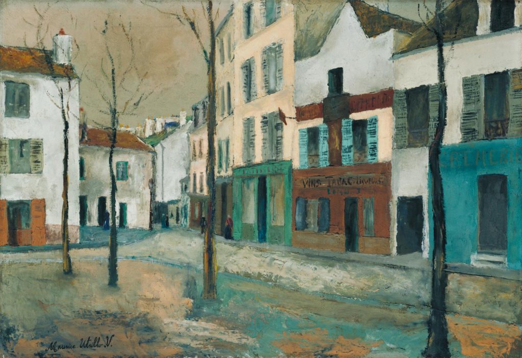 La Place du Tertre c.1910 Maurice Utrillo 1883-1955 Presented by the Courtauld Fund Trustees 1926 http://www.tate.org.uk/art/work/N04139